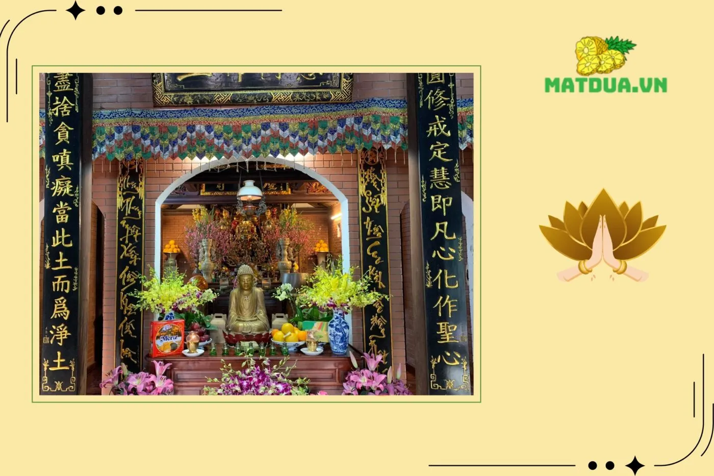 Các khu vực nổi bật trong chùa