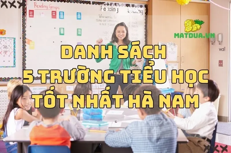 Danh sách 5 Trường Tiểu Học Tốt Nhất Hà Nam 2024
