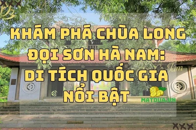 Khám phá Chùa Long Đọi Sơn Hà Nam: Di tích quốc gia nổi bật 2024