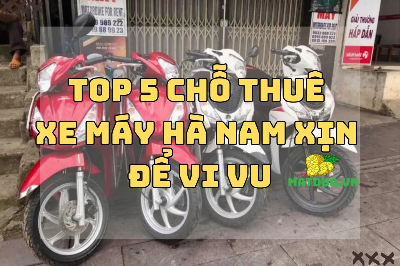 Top 5 chỗ thuê xe máy Hà Nam xịn nhất để vi vu 2024