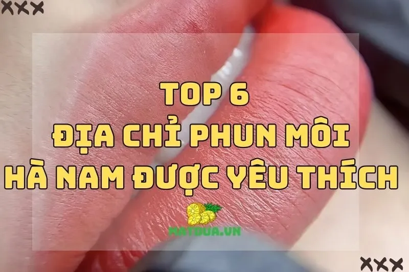 Top Địa Chỉ Phun Môi Hà Nam Được Yêu Thích Nhất 2024