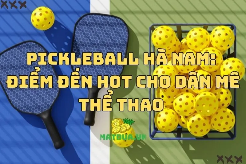 Pickleball Hà Nam: Điểm Đến Hot Cho Dân Mê Thể Thao 2025
